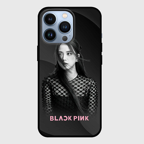 Чехол iPhone 13 Pro Jisoo black / 3D-Черный – фото 1