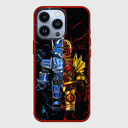 Чехол для iPhone 13 Pro Рыцарь Roblox, цвет: 3D-красный