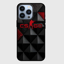 Чехол iPhone 13 Pro CS GO abstract texture