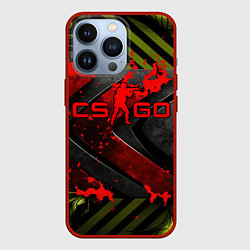 Чехол iPhone 13 Pro CS GO red logo