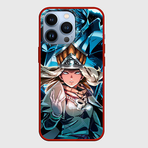 Чехол iPhone 13 Pro The Priestess - Loop Hero / 3D-Красный – фото 1