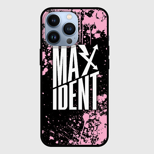 Чехол iPhone 13 Pro Stray kids - pink maxident / 3D-Черный – фото 1