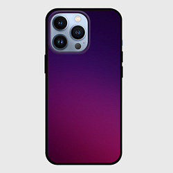 Чехол для iPhone 13 Pro Малиновый градиент, цвет: 3D-черный