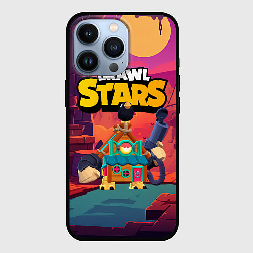 Чехол iPhone 13 Pro Brawlstars 8bit ghost / 3D-Черный – фото 1