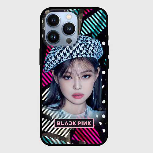 Чехол iPhone 13 Pro Jennie Blackpink / 3D-Черный – фото 1