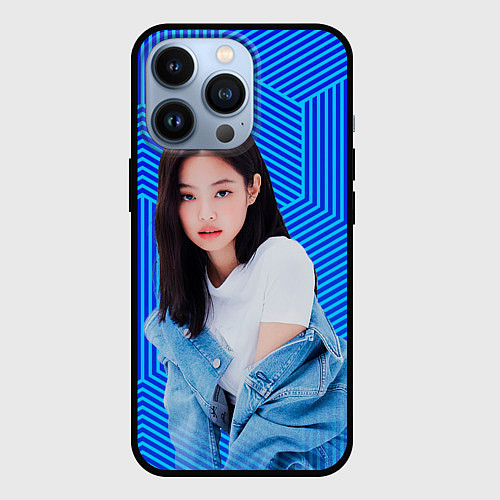 Чехол iPhone 13 Pro Jennie kpop music / 3D-Черный – фото 1