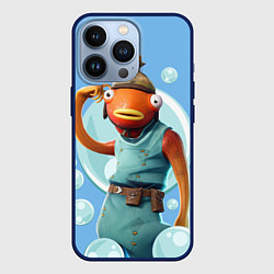 Чехол для iPhone 13 Pro Карасьь из Фортнайт, цвет: 3D-тёмно-синий