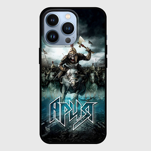 Чехол iPhone 13 Pro Ария Через все времена / 3D-Черный – фото 1