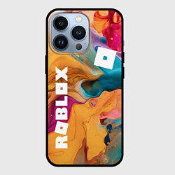 Чехол iPhone 13 Pro Roblox Logo Color