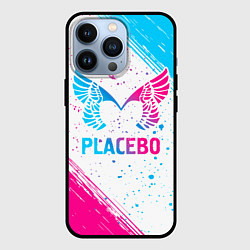 Чехол для iPhone 13 Pro Placebo neon gradient style, цвет: 3D-черный