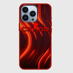 Чехол iPhone 13 Pro CS GO red neon