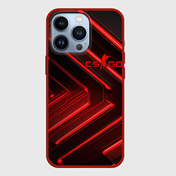 Чехол для iPhone 13 Pro Red neon CS GO, цвет: 3D-красный