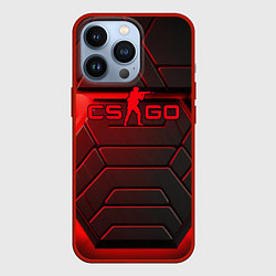 Чехол iPhone 13 Pro Red neon CS GO