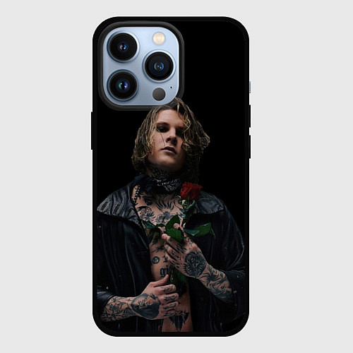 Чехол iPhone 13 Pro Neverlove рокер / 3D-Черный – фото 1