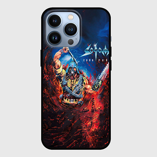 Чехол iPhone 13 Pro Sodom Cod red / 3D-Черный – фото 1