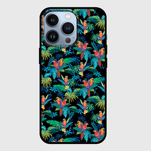 Чехол iPhone 13 Pro Попугаи Макса Пэйна / 3D-Черный – фото 1