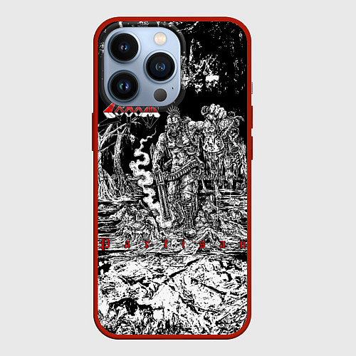 Чехол iPhone 13 Pro Sodom Partisan / 3D-Красный – фото 1