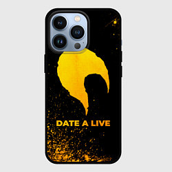 Чехол iPhone 13 Pro Date A Live - gold gradient