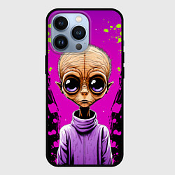 Чехол для iPhone 13 Pro Alien - comics art style, цвет: 3D-черный