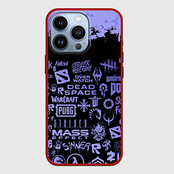 Чехол iPhone 13 Pro Games pattern