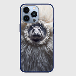 Чехол iPhone 13 Pro Брутальный бегемот