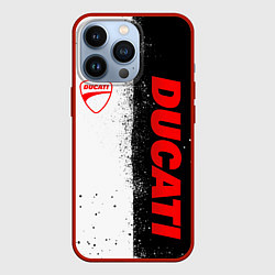 Чехол для iPhone 13 Pro Ducati - двоичный, цвет: 3D-красный