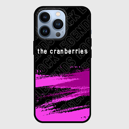 Чехол iPhone 13 Pro The Cranberries rock legends: символ сверху / 3D-Черный – фото 1