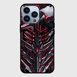 Чехол iPhone 13 Pro Красная кибер броня