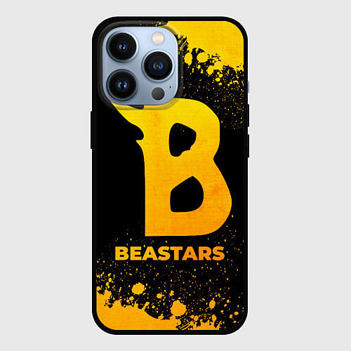 Чехол iPhone 13 Pro Beastars - gold gradient / 3D-Черный – фото 1