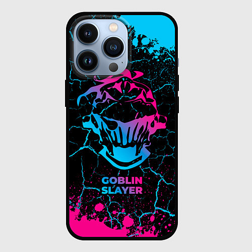 Чехол iPhone 13 Pro Goblin Slayer - neon gradient / 3D-Черный – фото 1