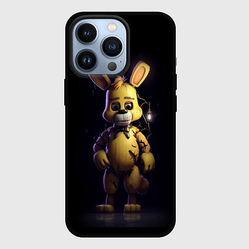 Чехол iPhone 13 Pro Spring Bonnie Five Nights at Freddys / 3D-Черный – фото 1