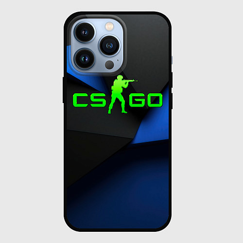 Чехол iPhone 13 Pro CS GO standart abstract / 3D-Черный – фото 1