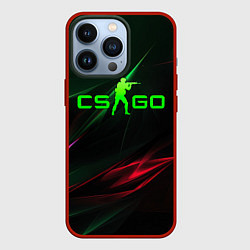 Чехол iPhone 13 Pro CSGO green logo