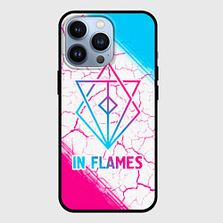 Чехол iPhone 13 Pro In Flames neon gradient style