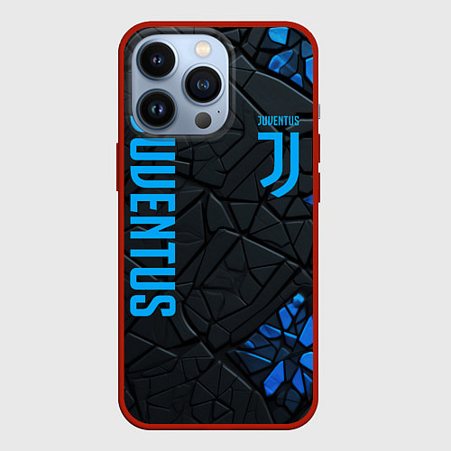 Чехол iPhone 13 Pro Juventus logo / 3D-Красный – фото 1