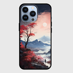 Чехол iPhone 13 Pro Луна над горами