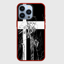 Чехол для iPhone 13 Pro Ичиго и занпакто - Блич, цвет: 3D-красный