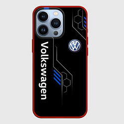 Чехол iPhone 13 Pro Volkswagen - blue technology