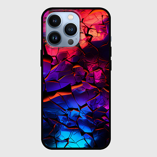 Чехол iPhone 13 Pro Светящаяся Земля / 3D-Черный – фото 1