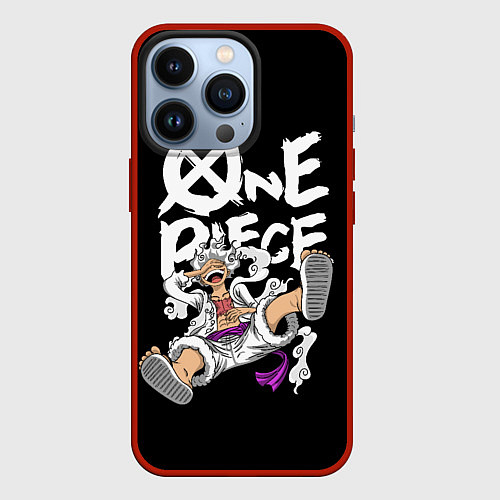 Чехол iPhone 13 Pro One piece - gear 5 luffy / 3D-Красный – фото 1