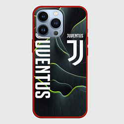 Чехол для iPhone 13 Pro Juventus dark green logo, цвет: 3D-красный