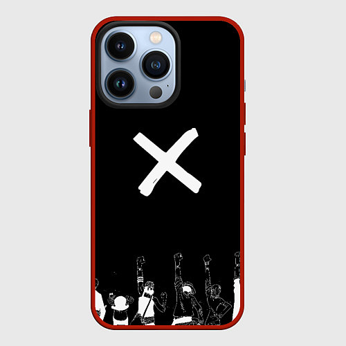 Чехол iPhone 13 Pro Мы накама - One Piece / 3D-Красный – фото 1