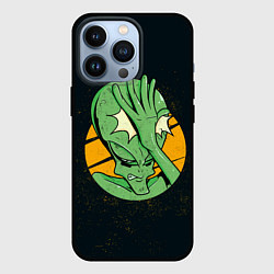Чехол iPhone 13 Pro Alien facepalm