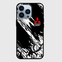 Чехол для iPhone 13 Pro Mitsubishi - белый пятна, цвет: 3D-черный