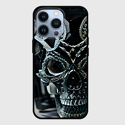Чехол iPhone 13 Pro Смутный взгляд / 3D-Черный – фото 1