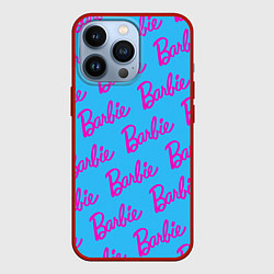 Чехол для iPhone 13 Pro Barbie pattern, цвет: 3D-красный