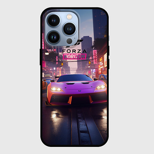 Чехол iPhone 13 Pro Forza Horizon street racing / 3D-Черный – фото 1