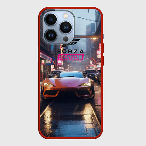 Чехол iPhone 13 Pro Forza Horizon game / 3D-Красный – фото 1