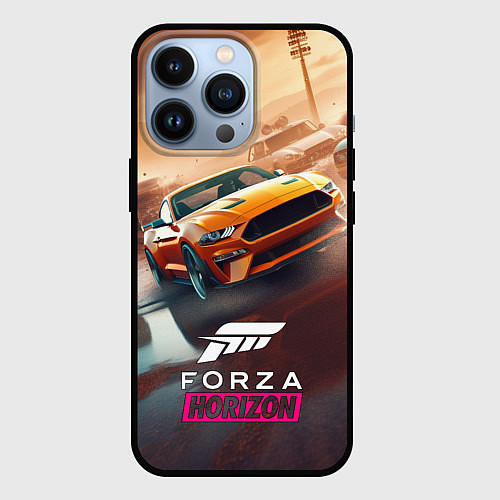 Чехол iPhone 13 Pro Forza Horizon race / 3D-Черный – фото 1