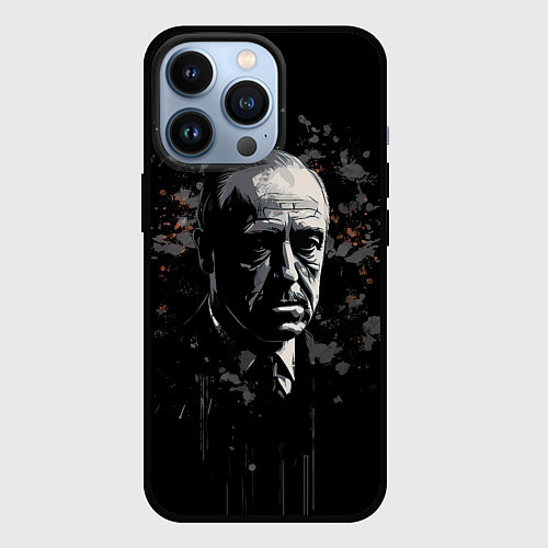 Чехол iPhone 13 Pro Дон Вито Корлеоне крестный отец / 3D-Черный – фото 1